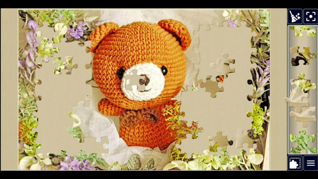 Handmade Crochet Teddy Bear🥰💞🎉jigsawpuzzle🧩🧩//#viralvideo #videos @jigsawpuzzle667 
