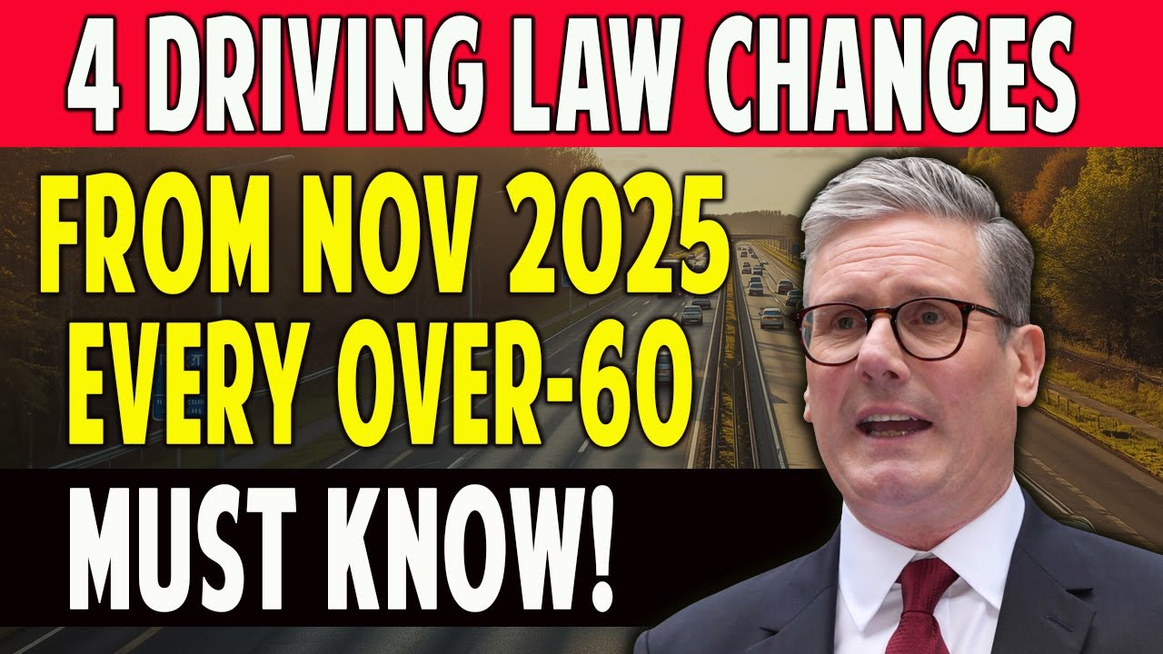 &ldquo;Over-60 Drivers ALERT: 4 New UK Driving Laws Coming November 2025 &ndash; Don&rsquo;t Be Caught Out!&rdquo;