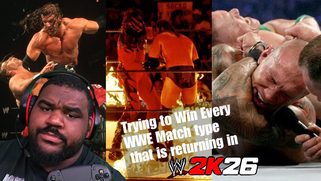 TRYING TO WIN IN EVERY MATCH TYPE RETURNING IN WWE 2K26 | Live