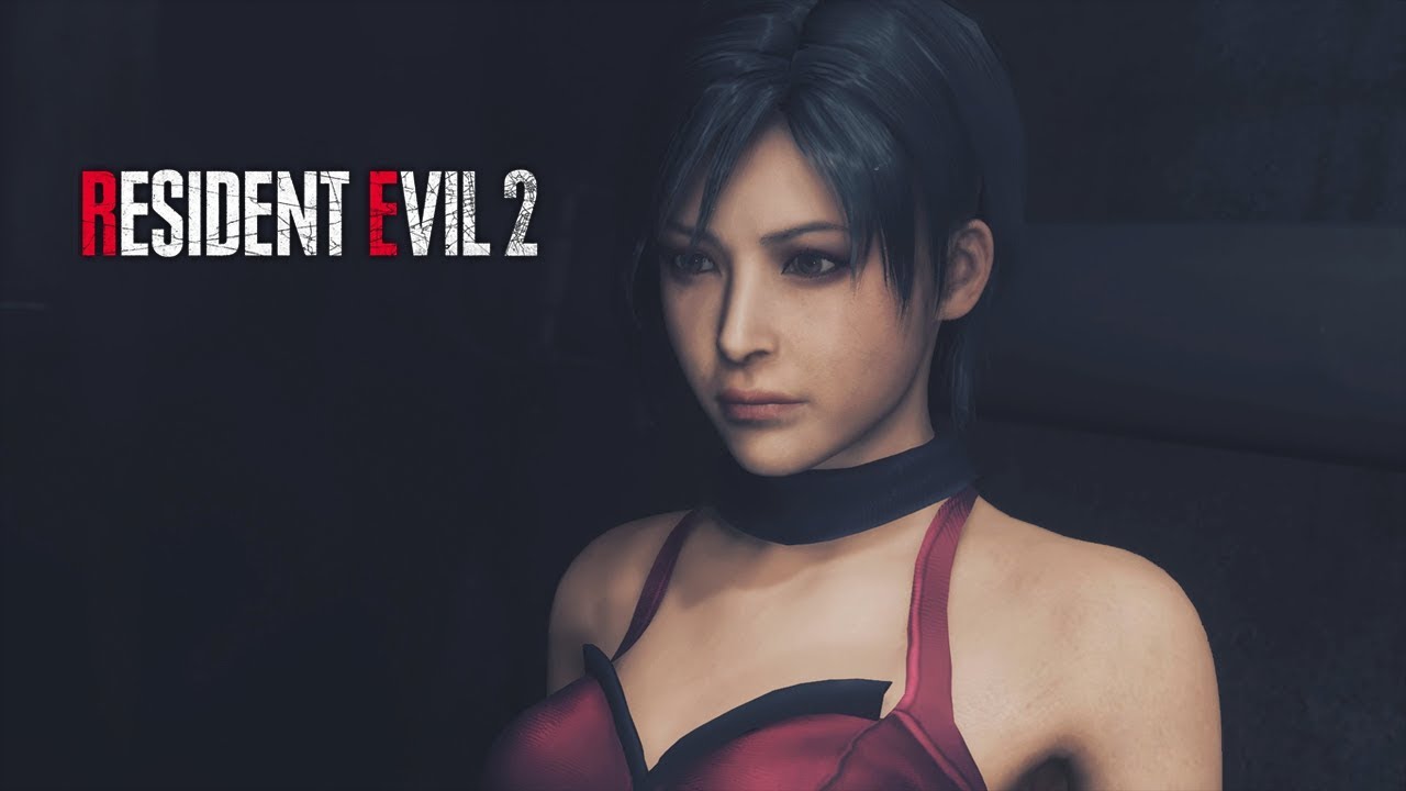 RESIDENT EVIL 2 REMAKE, ADA RE4 LONG RED DRESS! (RE2R PC MODS)