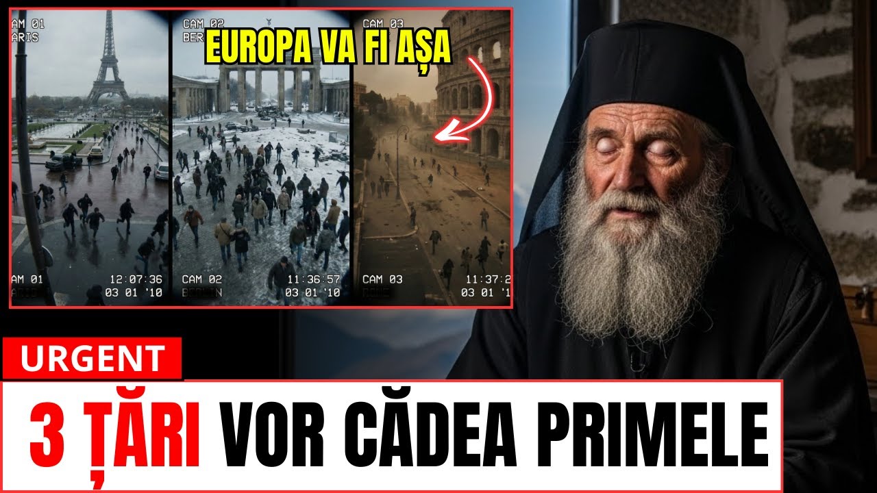 Un monah ORB moare și DUHUL SFÂNT revelează: TREI ȚĂRI din EUROPA sunt în pragul COLAPSULUI