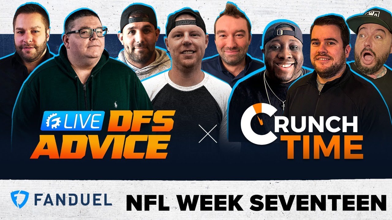 FANDUEL & DRAFTKINGS LIVE NFL DFS PICKS & STRATEGY: WEEK 17