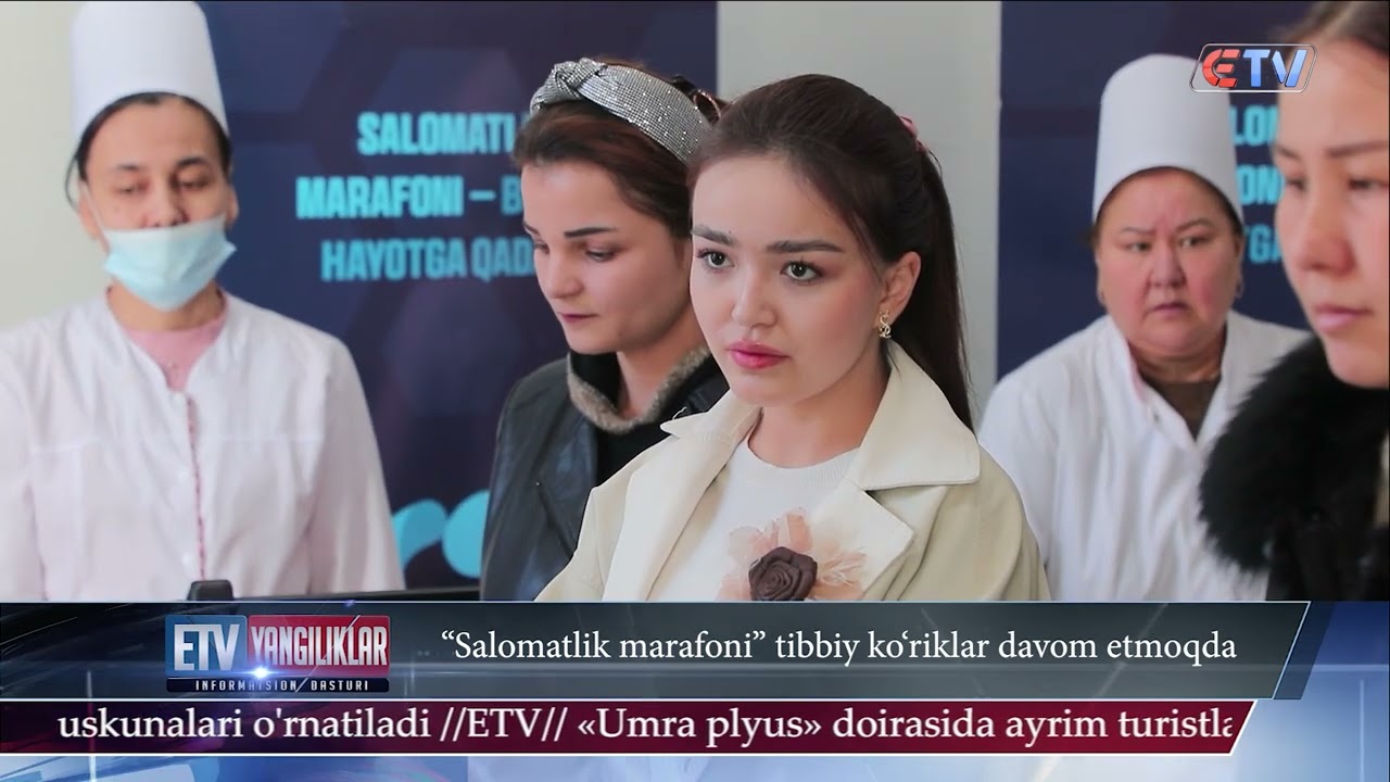 21 02 2025 Yangiliklar ID Salomatlik marafoni tibbiy ko'riklar davom etmoqda