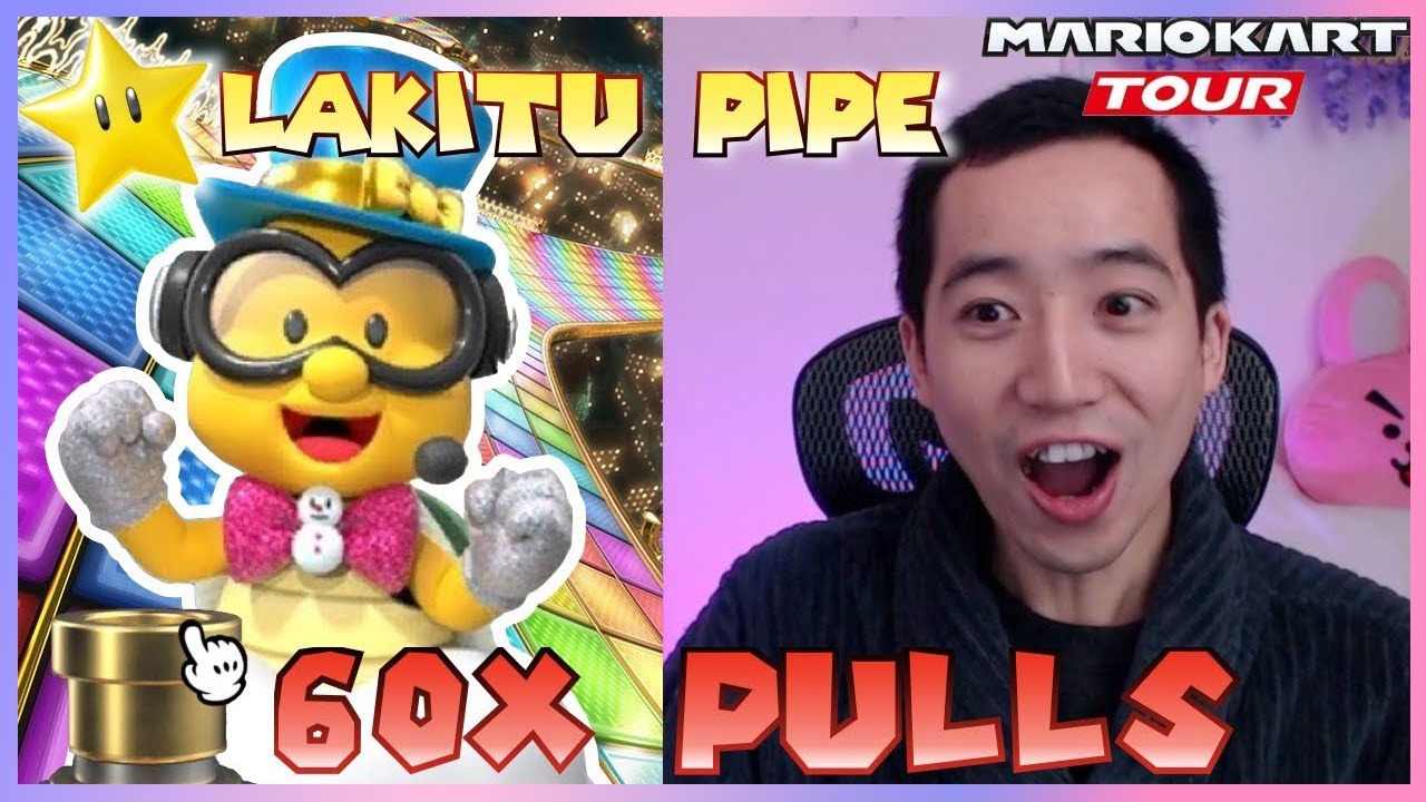 Pulling for Lakitu Party Time | 60X Pulls! What will I Get? | Mario Kart Tour - Jen and Jon