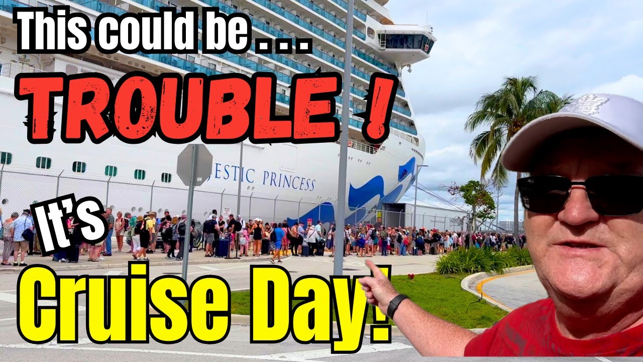 ХАОС В ДЕНЬ КРУИЗА! Посадка на борт Majestic Princess.