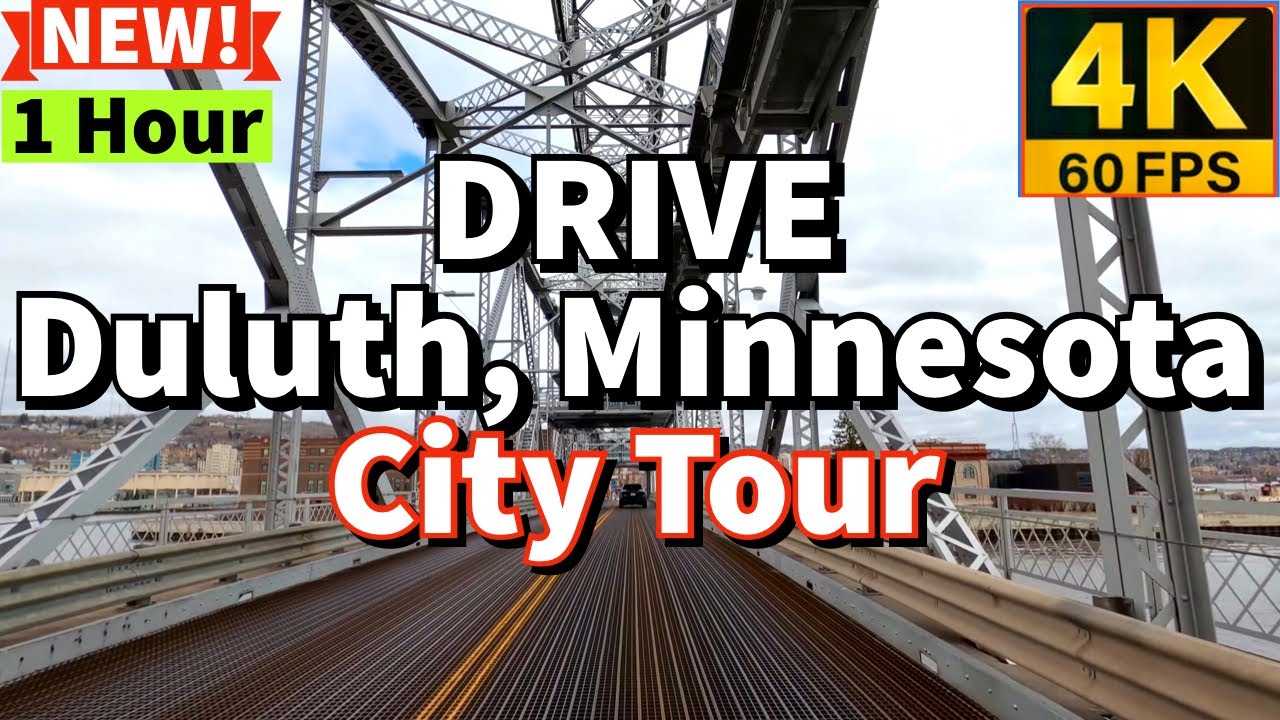 Drive Duluth, Minnesota | Entire City Tour Drive | 4K Drive