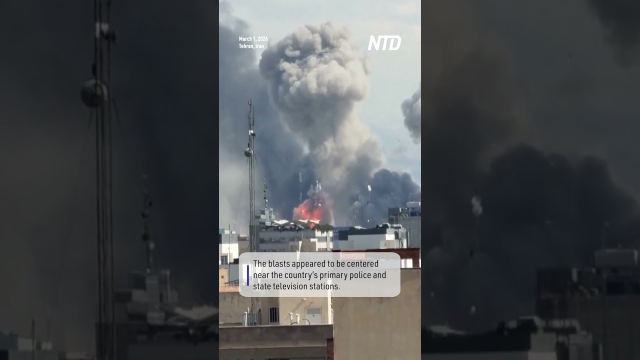 Israel Releases Footage of Strikes on Iranian Regime Headquarters