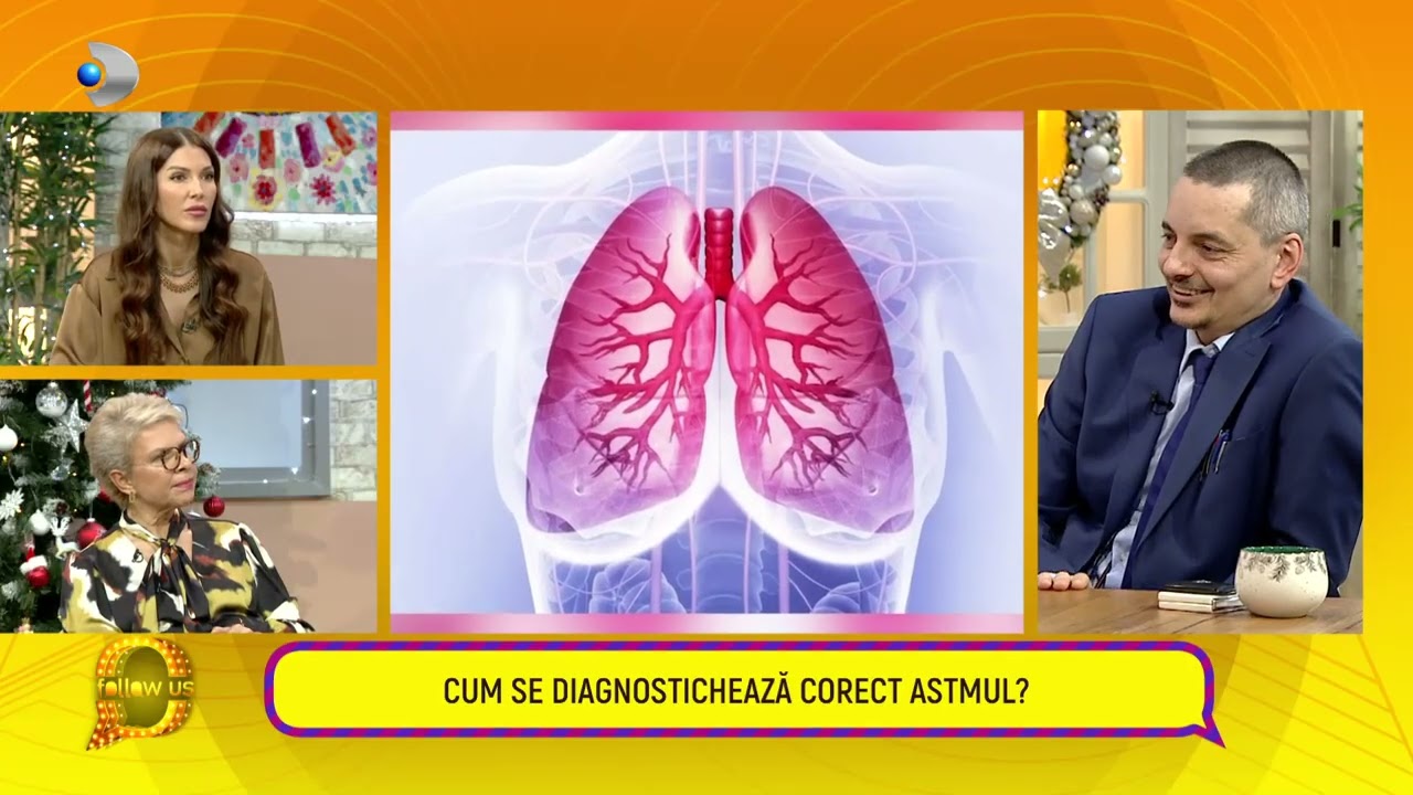 Follow us! - Dr. Dragos Zaharia, despre astm si tusea seaca: cauze, simptome, tratamente!
