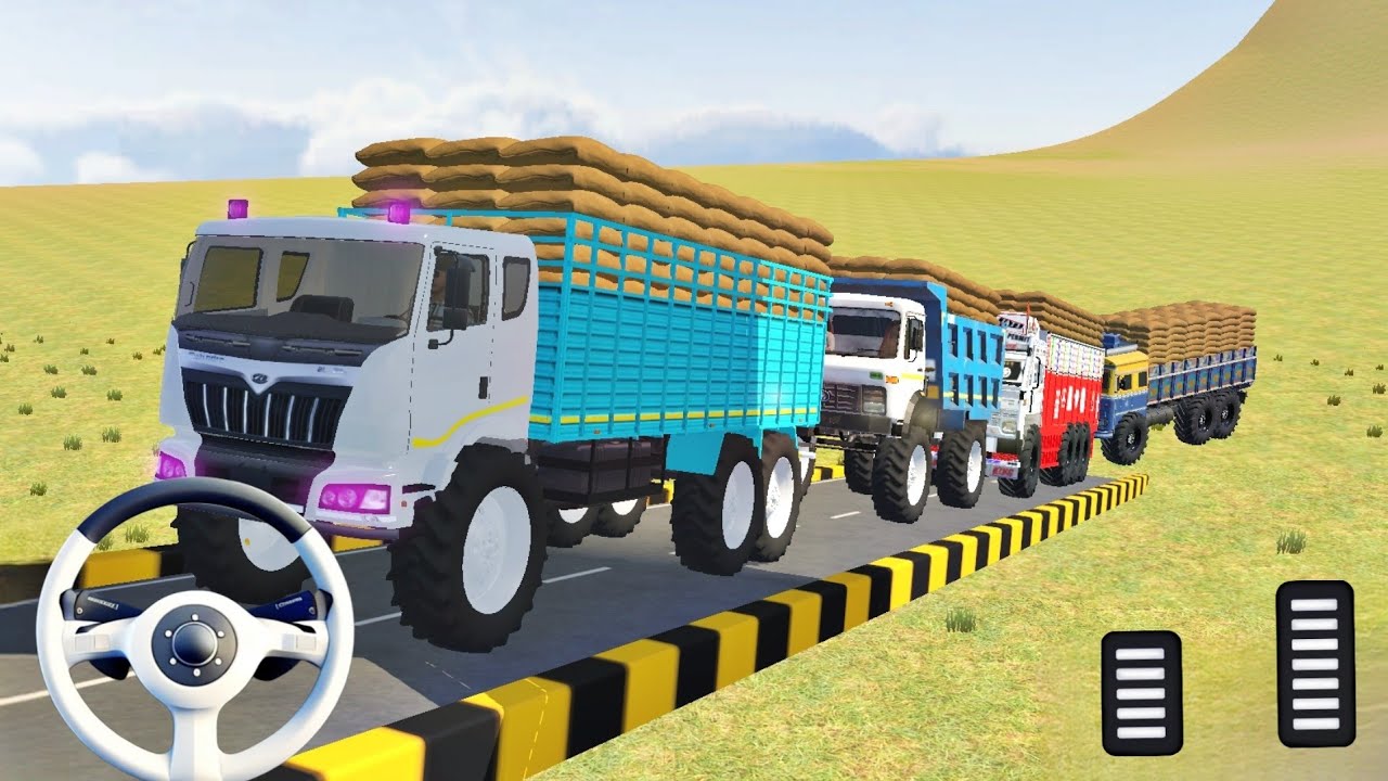 Drive JCB and Uploading🪨⚡ Stone From Dumper Truck in Game🔥#truck #jcb#tractor #dumper#games 0139