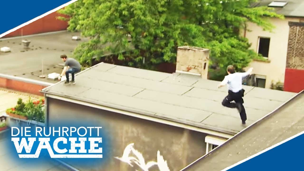 VERFOLGUNGSJAGD über die Dächer der Stadt: Adrenalingeladener Einsatz ! | Die Ruhrpottwache | SAT.1