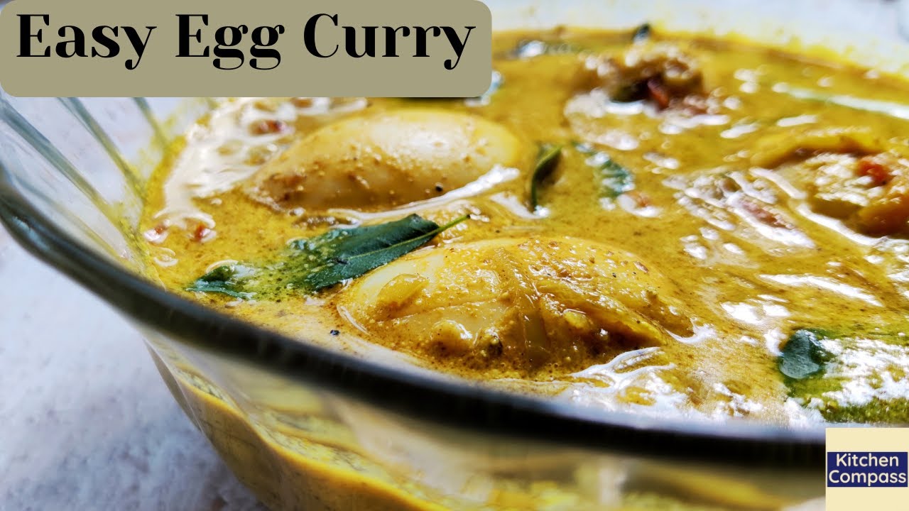 Easy Egg Curry | Egg Curry With Coconut Milk | Quick Curry Recipes | Egg Recipes | Mutta Curry