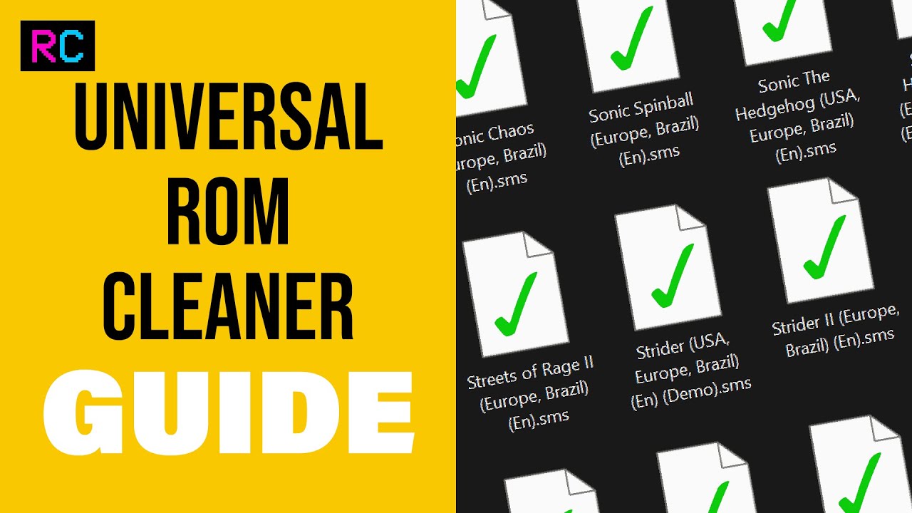 Universal ROM Cleaner - Guide