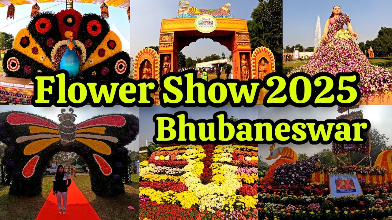 Flower Show 2025 Bhubaneswar / Flower Exhibition 2025 / Ekamra Kanan Bhubaneswar Flower Fest