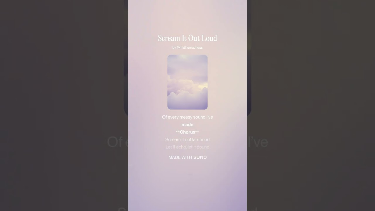Midlife Madness | Scream It Out Loud | #musicshorts #girlpower