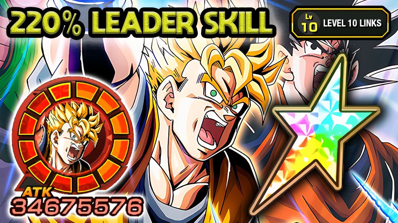 220% LEADER SKILL! 100% STR LR SSJ FUTURE GOHAN LEVEL 10 LINKS! Dragon Ball Z Dokkan Battle