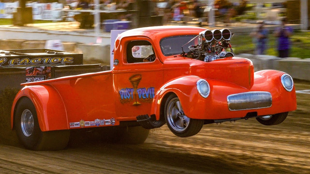 Thundering Super Modified 2wd Truck Pulling. Jerseyville, Illinois 2024 Pro Pulling League.