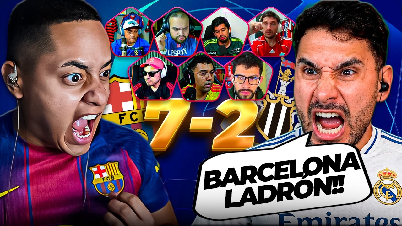 FABRI SIGUE DICIENDO QUE EL BARCELONA ROBA AL NEWCASTLE Y ARRNACA EL SHOW EN MOSQUETERMOS