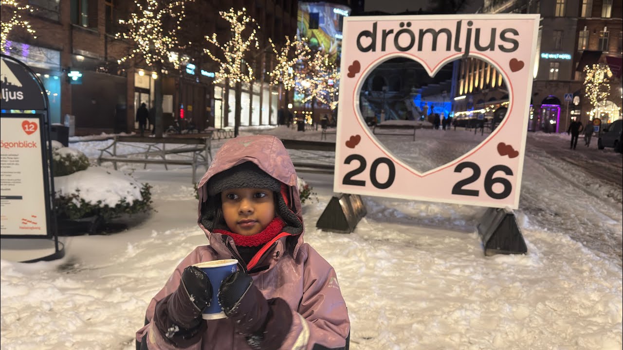 drömljus 2026 Helsingborgs 🇸🇪 বরফে ঢাকা শহর আমাদের/2026-02-06