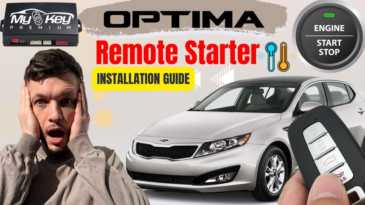 Дистанционный запуск двигателя Kia Optima 2011-2015 | Как установить | My Key Premium