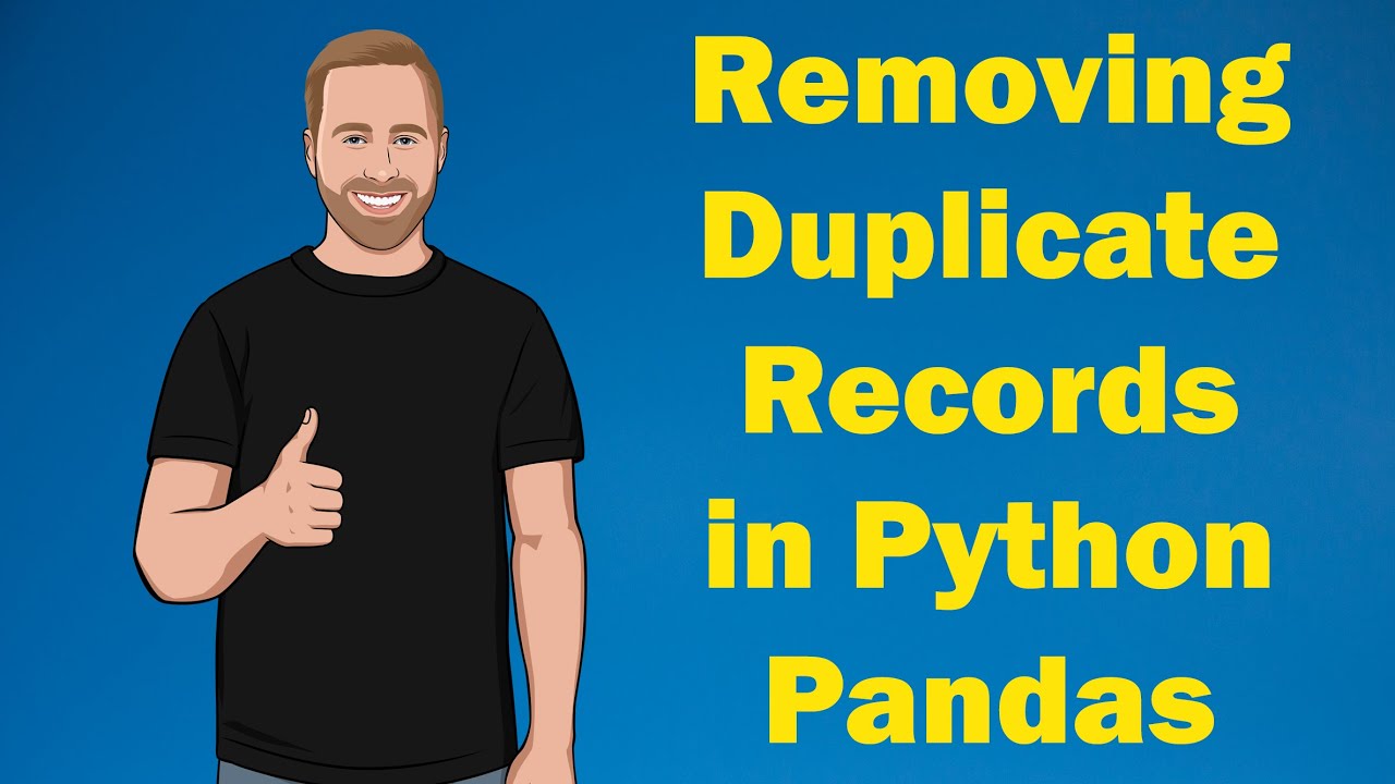 Удаление повторяющихся записей в Python Pandas