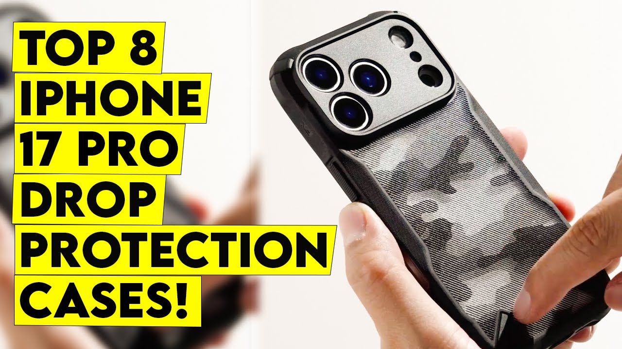Top 8 Best iPhone 17 Pro Drop Protection Cases🔥 &ndash; Tough, Sharp, Tested!