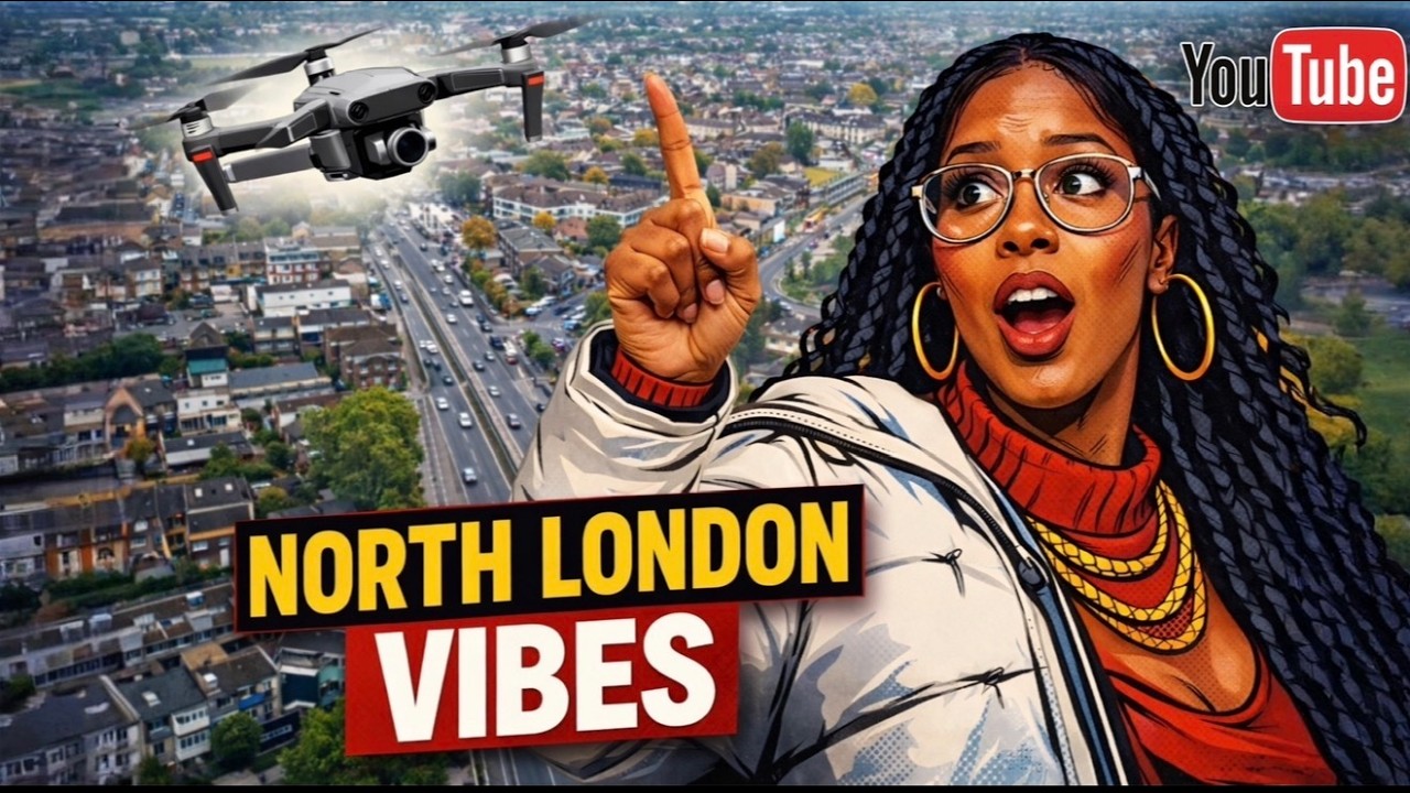 Flying Over Hertford Road Edmonton / North London Like You’ve NEVER Seen It / DJI Mini 5 Pro