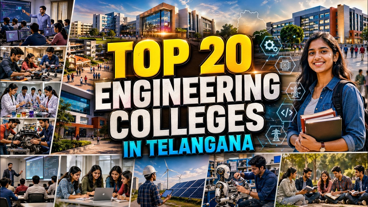 Top 20 Engineering Colleges In Telangana | Best B.Tech Colleges In Telangana | CYC