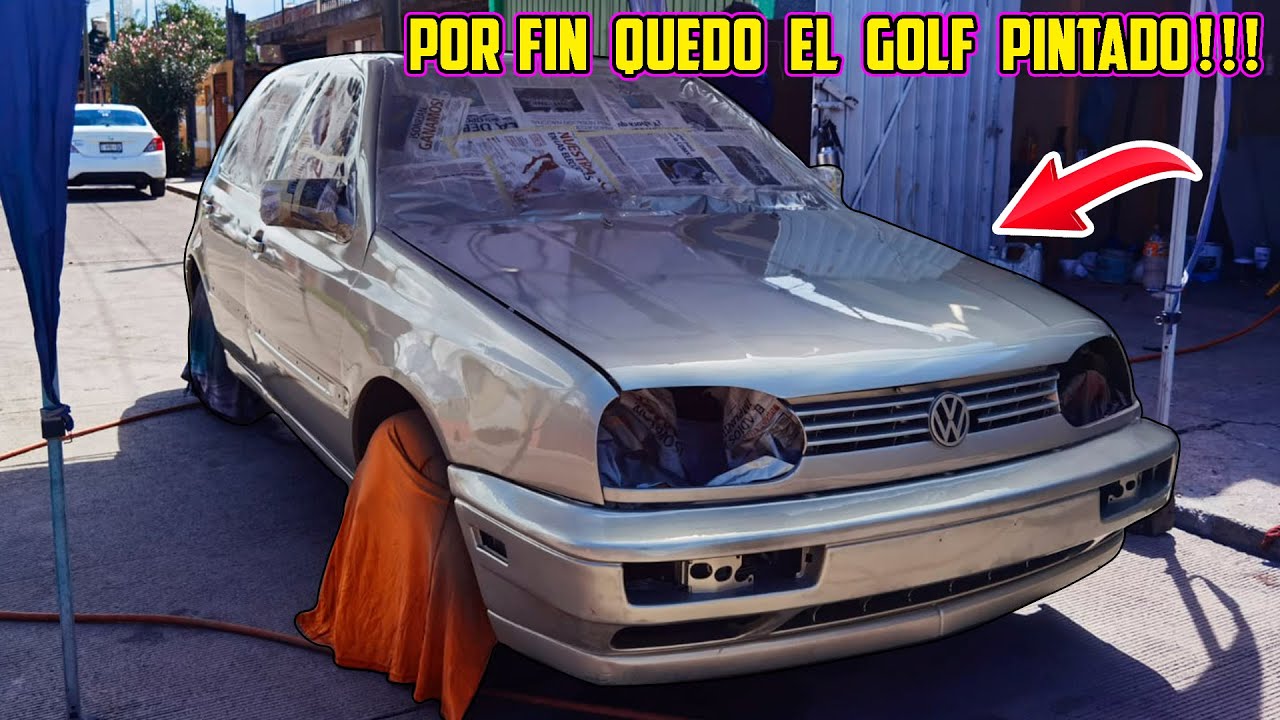 POR FIN SE PINTO EL GOLF MK3 | Este fue el resultado |C H A B S| Quedo de lujo