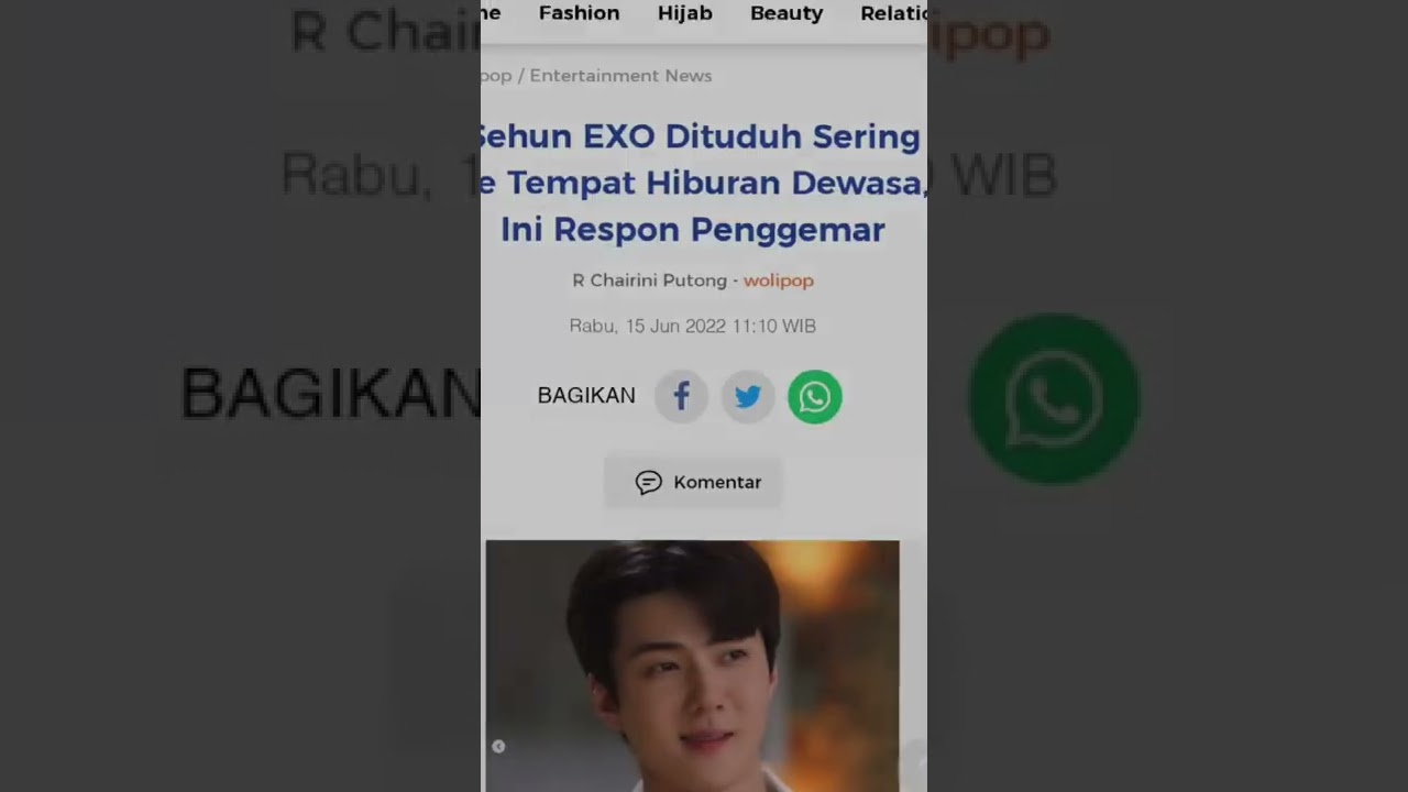 Sehun be like "EXO-L berada di pihak gua😎" 