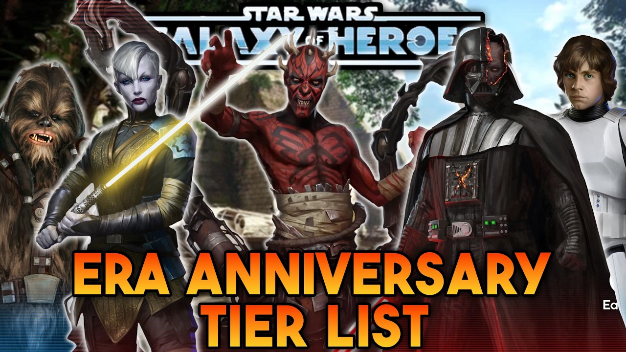EVERY Anniversary Era Unit in SWGOH RANKED! Secret GL Slayers??