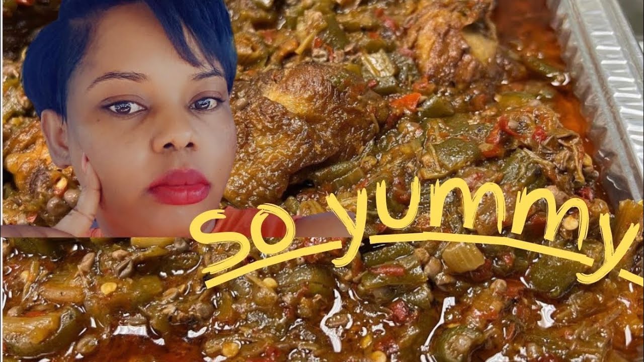 HOW TO COOK FRIED OKRA / cook with me(LIBERIAN OKRA SAUCE)