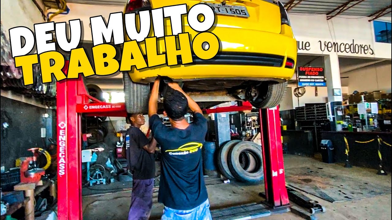 COLOCAMOS O ESCAPAMENTO NOVO NO PALIO