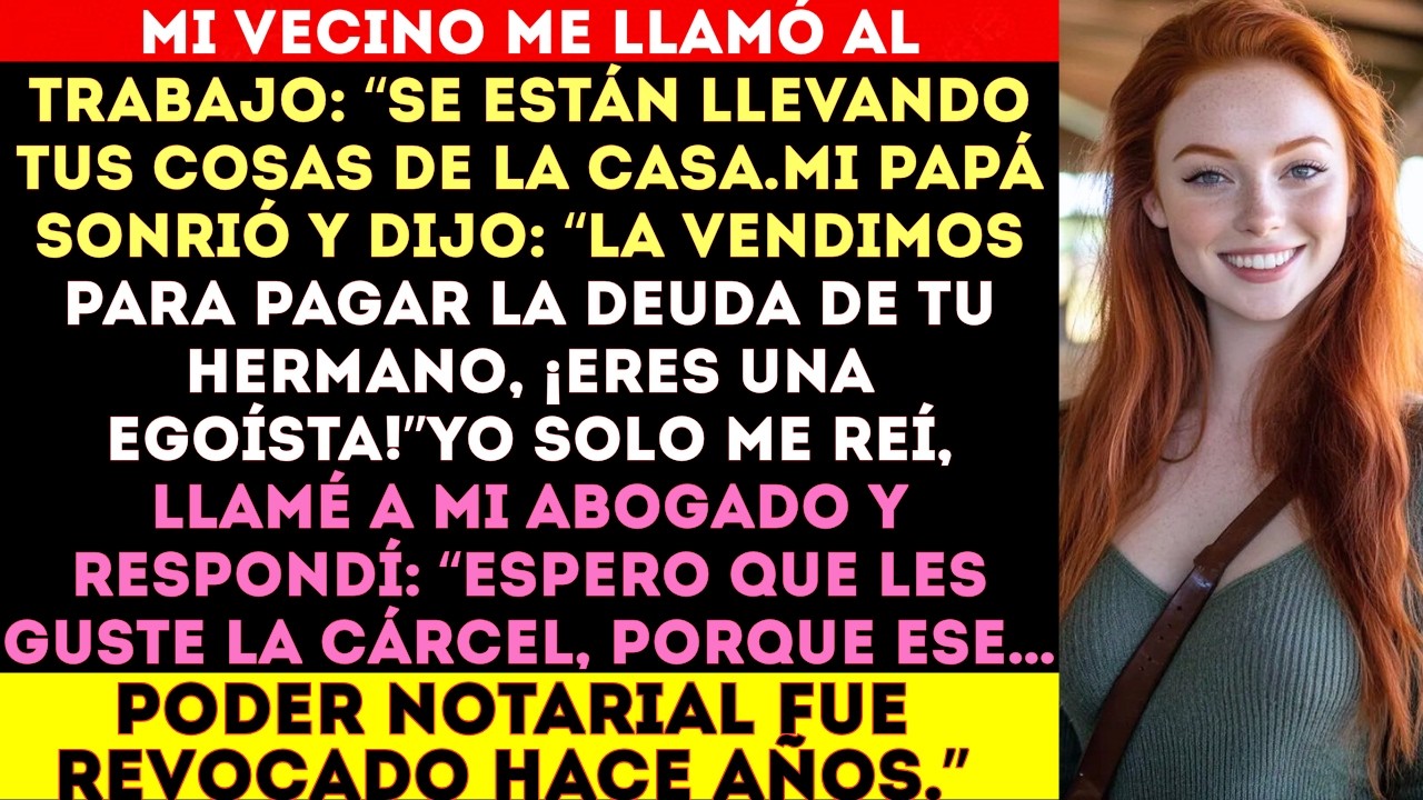 PAPÁ VENDIÓ MI casa para dársela a mi hermano — yo respondí: “Ese poder notarial fue revocado #viral