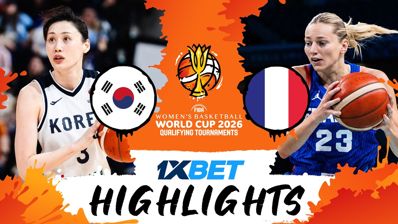 Korea 🇰🇷 v France 🇫🇷 | Highlights | #FIBAWWC 2026 Qualifying Tournament