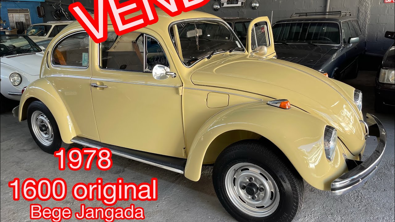 Sim &eacute; 1978 1600 original, sim &eacute; bege jangada! Fusca 1600