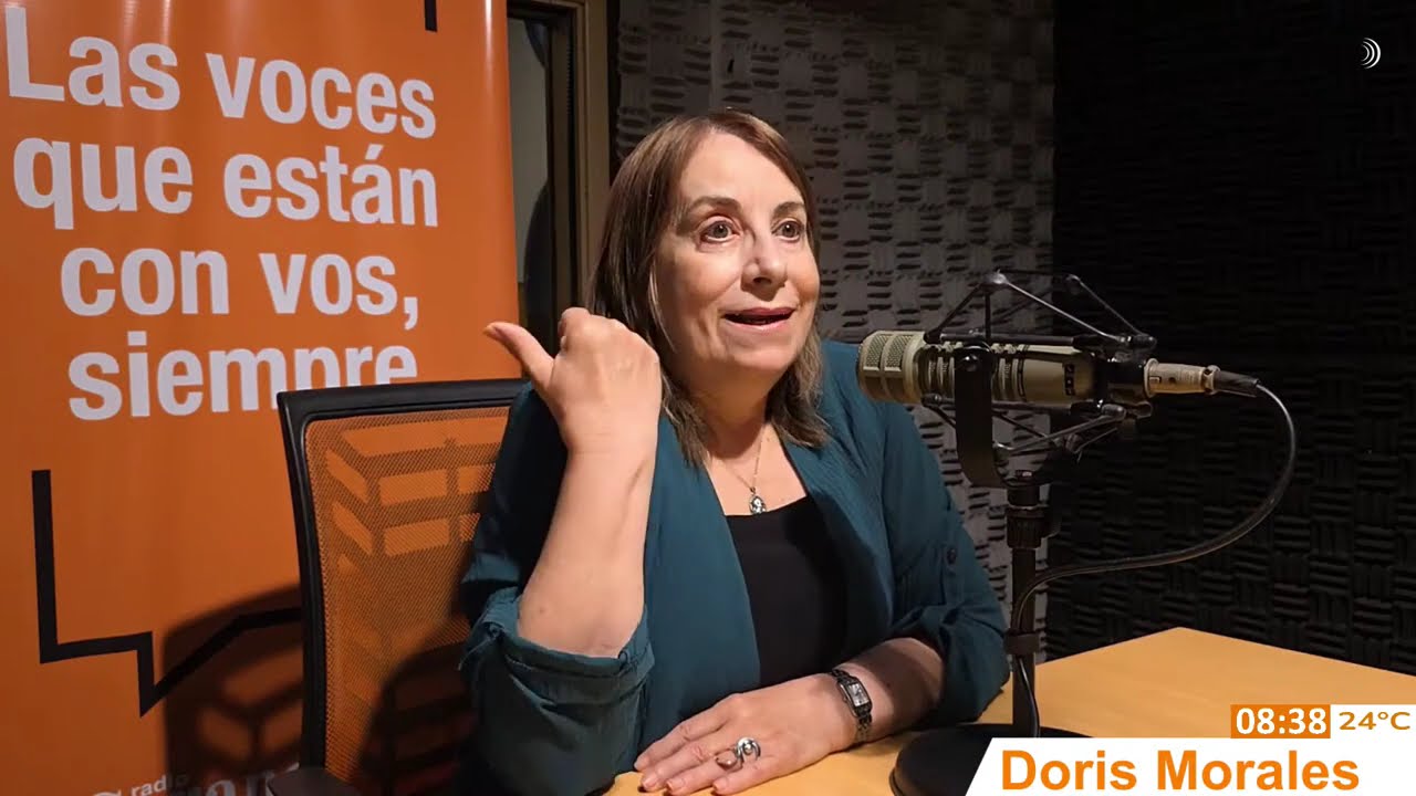 Doris Morales, presidenta de la Suprema Corte de Justicia, en Informativo Sarandí