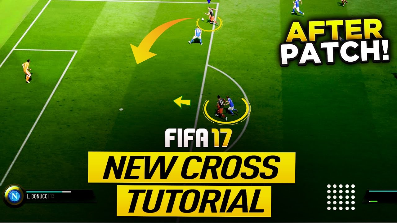 FIFA 17 NEW UNSTOPPABLE CROSS (AFTER PATCH) TUTORIAL - HOW TO CROSS THE BALL & GLITCH THE GOALKEEPER