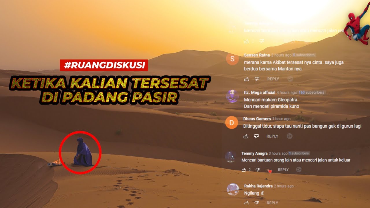 KATA NETIZEN KALO KITA TERJEBAK DI GURUN KITA HARUS... #ruangdiskusi