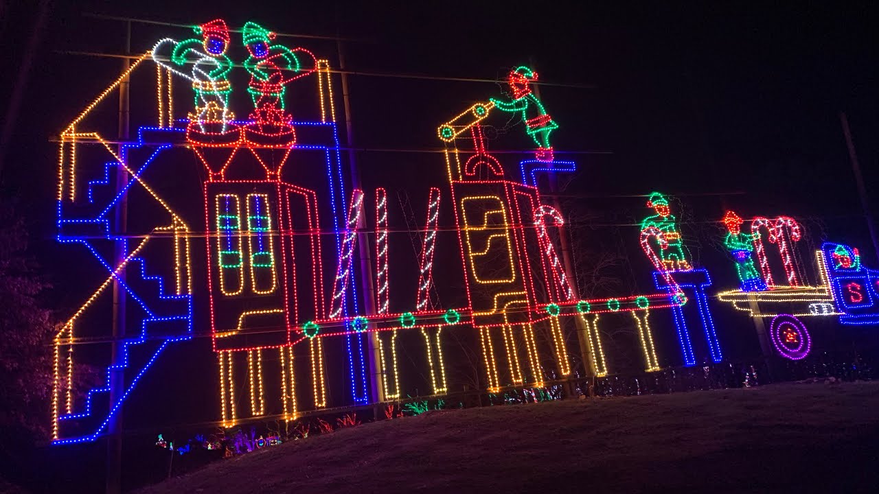 Christmas Light Show | Shady Brook Farm PA | Holiday Light Show | Drive Thru Light Show | Christmas