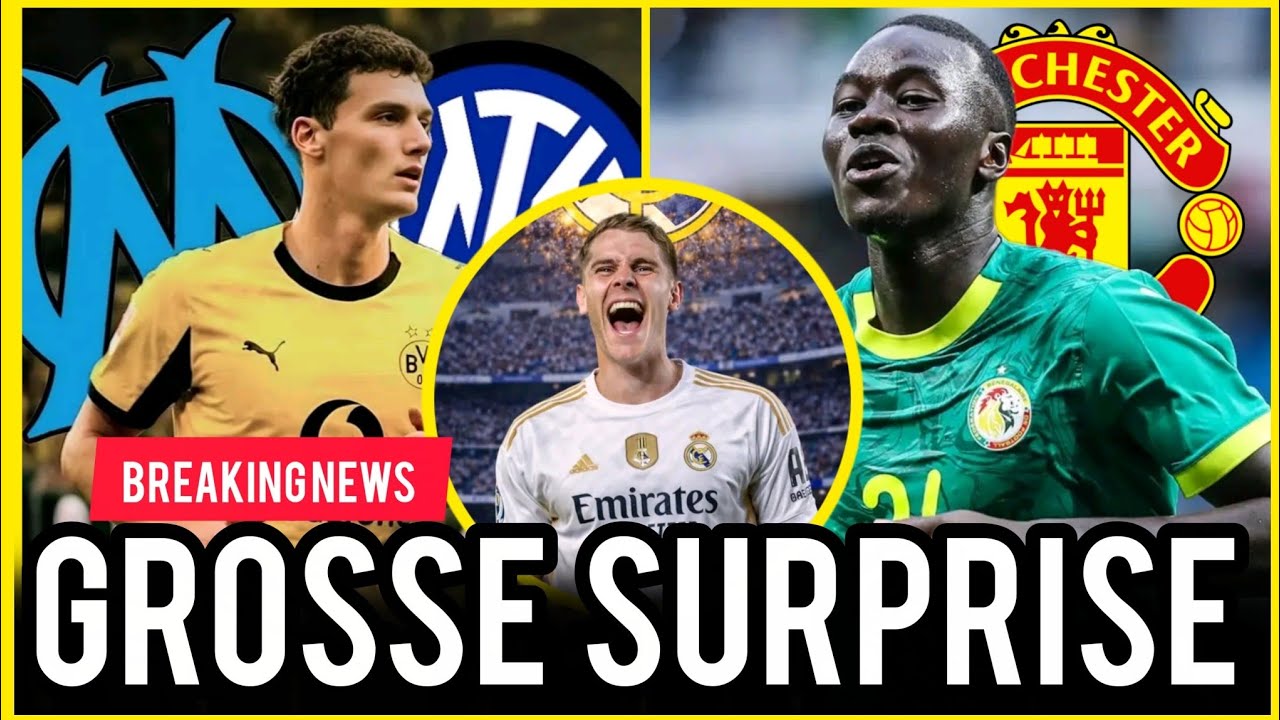 🚨GROSSE ACTU FOOT : Man United Passe &agrave; L'attaque, Le Plan Du Real,Pavard Dans Le Viseur Du Bvb, etc