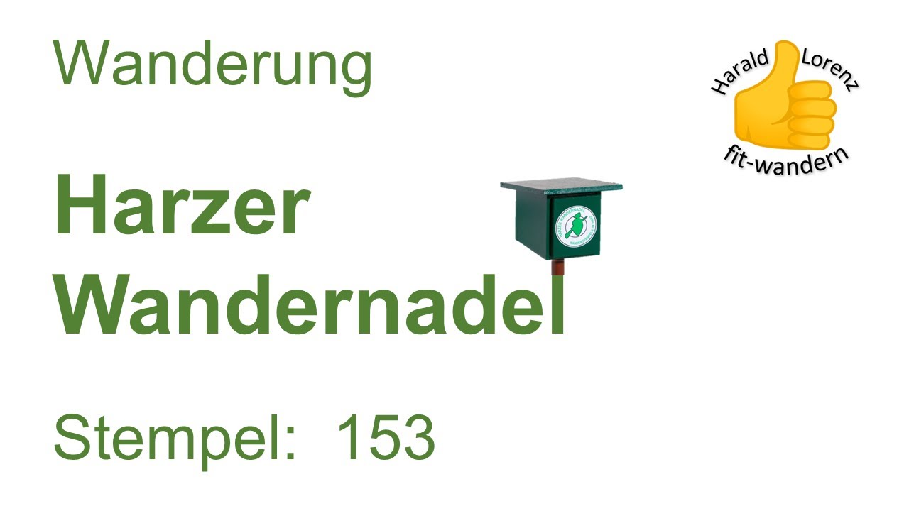 Harzer Wandernadel: Stempel 153
