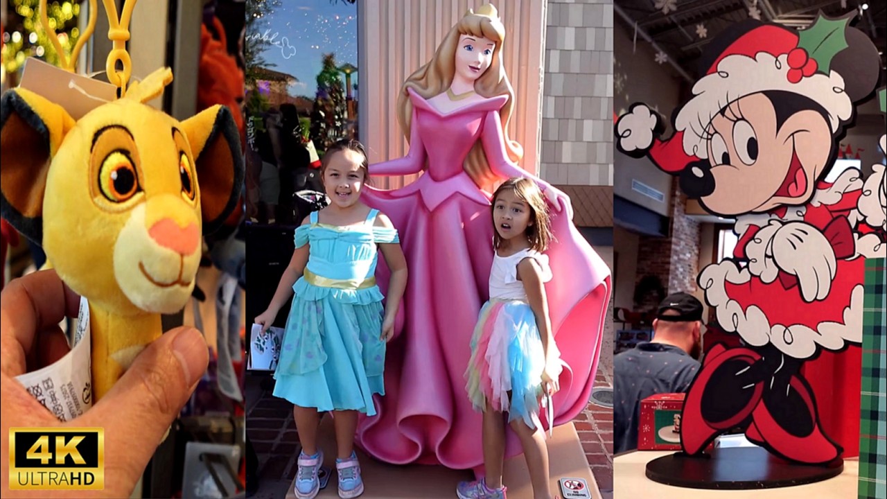 [NEW] WORLD OF DISNEY Store 2025 Christmas Shopping Disney Springs Mickey Minnie Mouse Toys Gifts