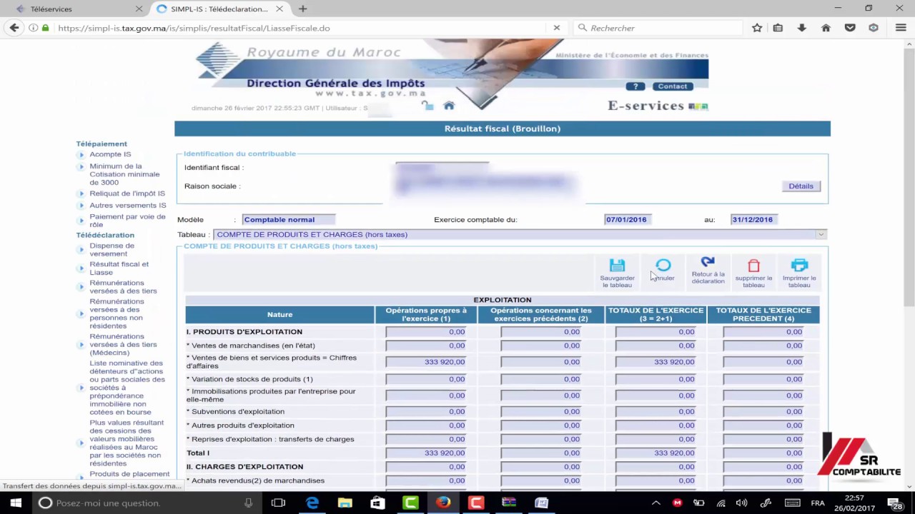 Télédéclaration Résultat fiscal et liasse fiscale en mode EDI & EFI