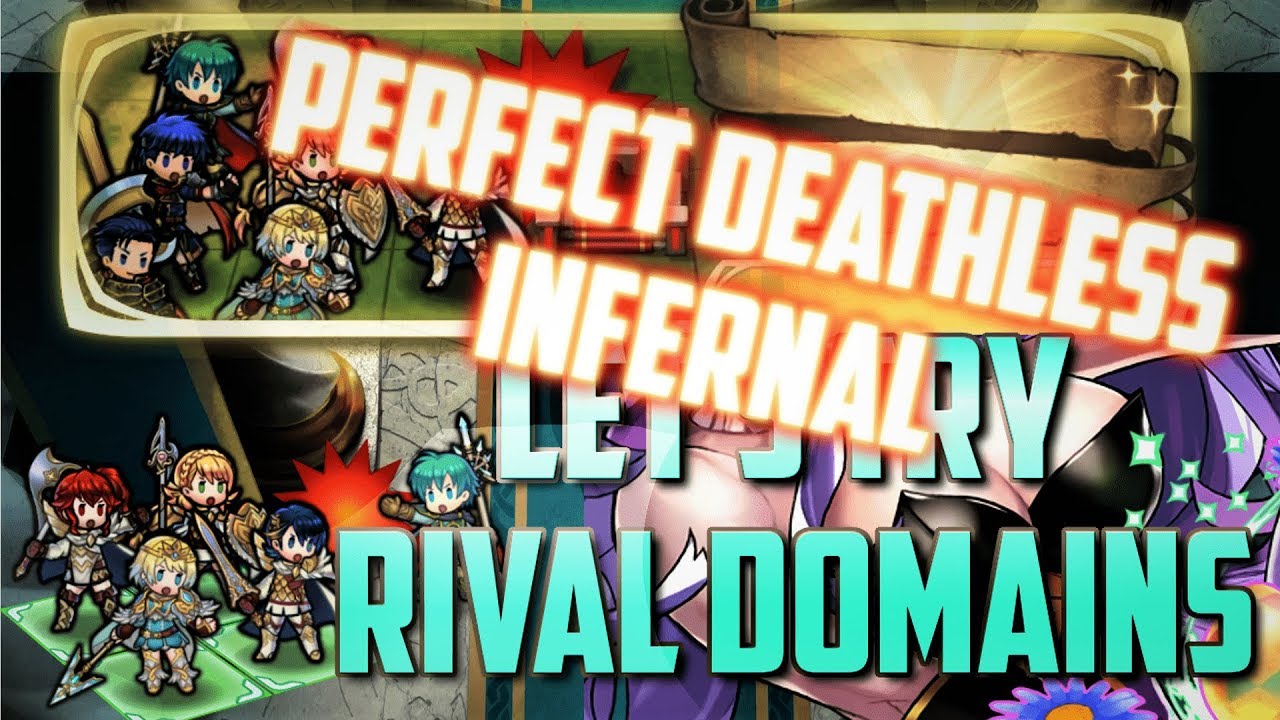 Fire Emblem Heroes: Rival Domains PERFECT DEATHLESS INFERNAL [1880 Score in Week 1]