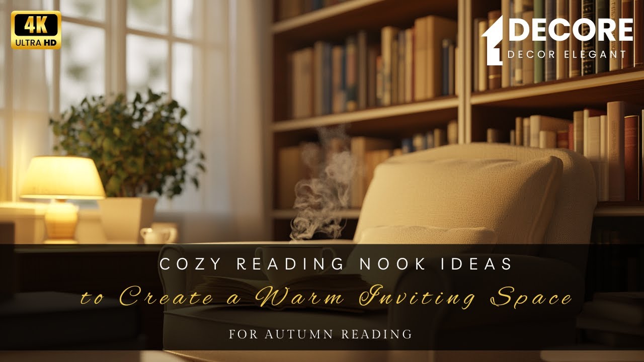 Cozy Reading Nook Ideas to Create a Warm Inviting Space for Autumn Reading