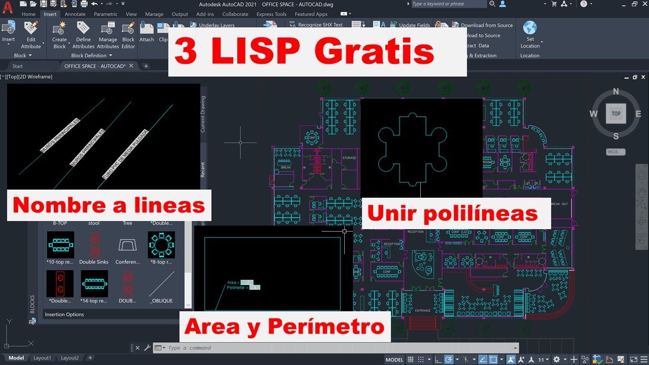 3 lisp para AUTOCAD GRATIS