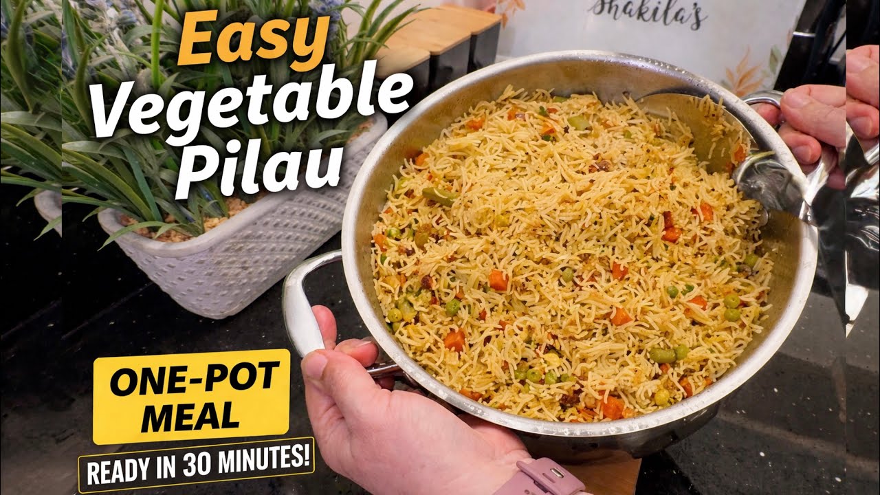 Comforting Vegetable Pilau | Easy One-Pot Vegetarian Meal 