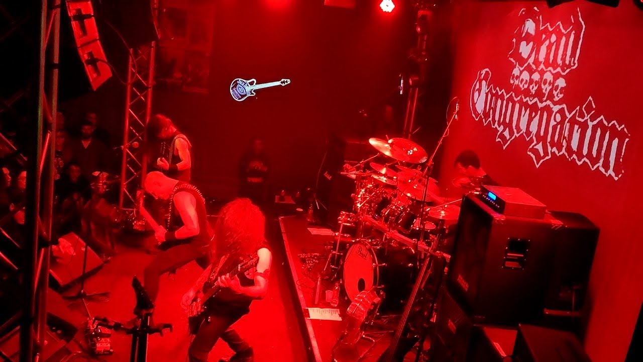 DEAD CONGREGATION LIVE @ KYTTARO ATHENS ¦ SLAYER INTRO + VOMITCHRIST + TEETH INTO RED