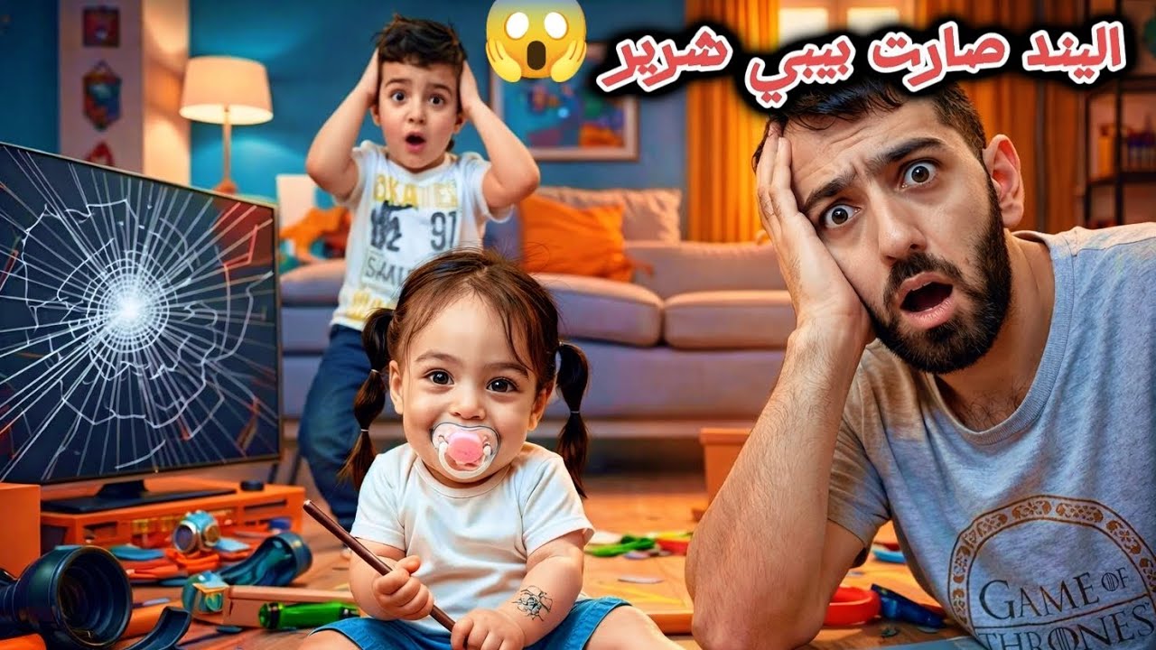 حموده-واليند اليوم صارت بيبي شريره وعملت فينا العمايل شوفو شو صار 😱😈