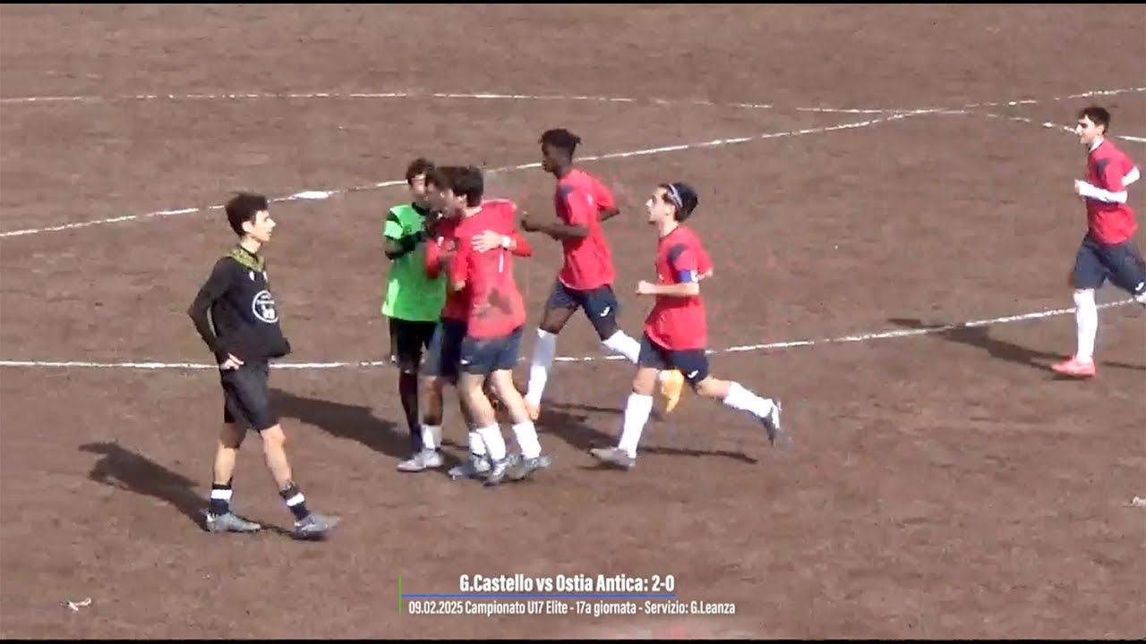 G.Castello vs Ostia Antica: 2-0 Campionato U17 Elite - 09.02.2025 Highlights